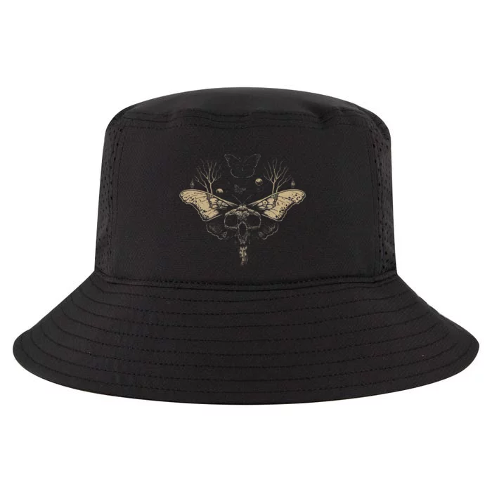 Cute Fairycore Floral Moth Aesthetic Girls Women Cool Comfort Performance Bucket Hat