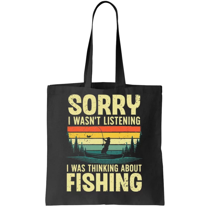 Cool Fishing For Fisherman Bass Trout Fish Hunting Tote Bag