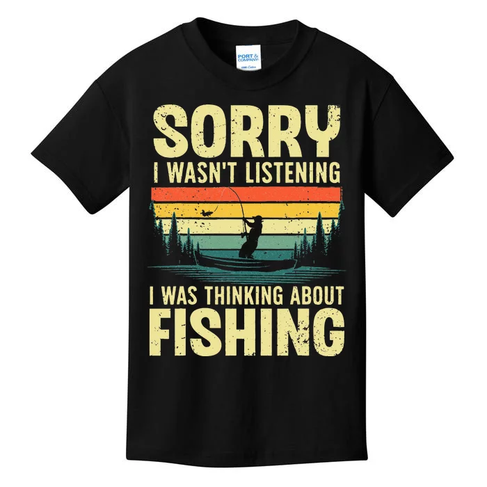 Cool Fishing For Men Women Fisherman Bass Trout Fish Hunting Kids T-Shirt