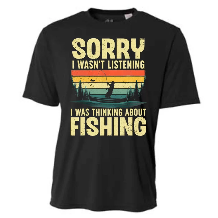 Cool Fishing Fisherman Bass Trout Fish Hunting Cooling Performance Crew T-Shirt