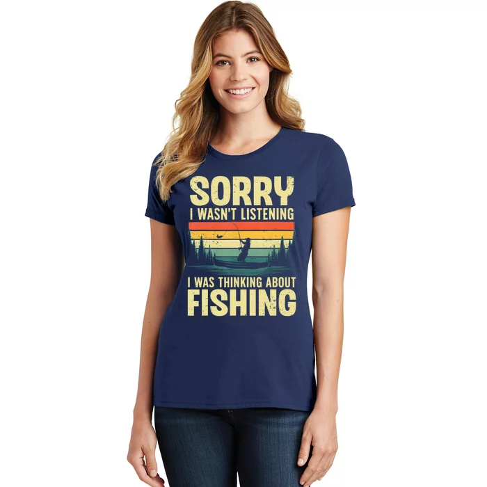 Cool Fishing Fisherman Bass Trout Fish Hunting Women's T-Shirt