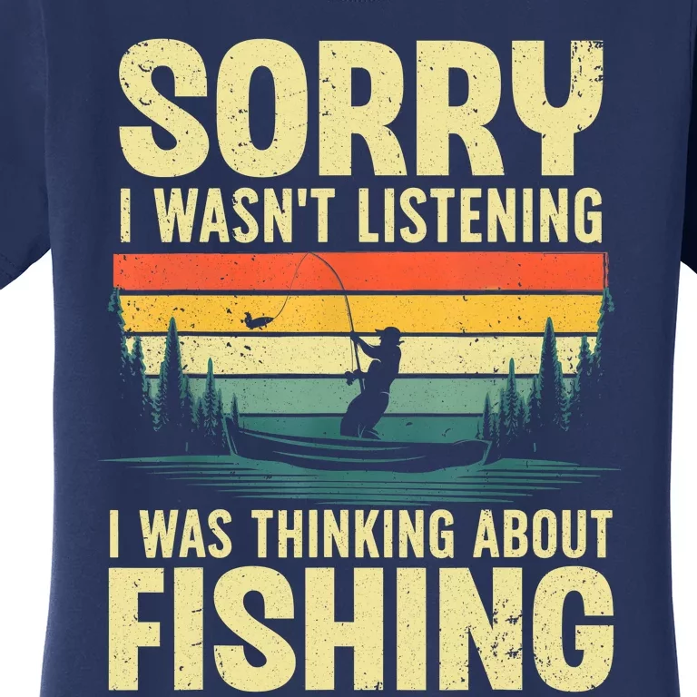 Cool Fishing Fisherman Bass Trout Fish Hunting Women's T-Shirt