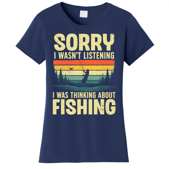 Cool Fishing Fisherman Bass Trout Fish Hunting Women's T-Shirt