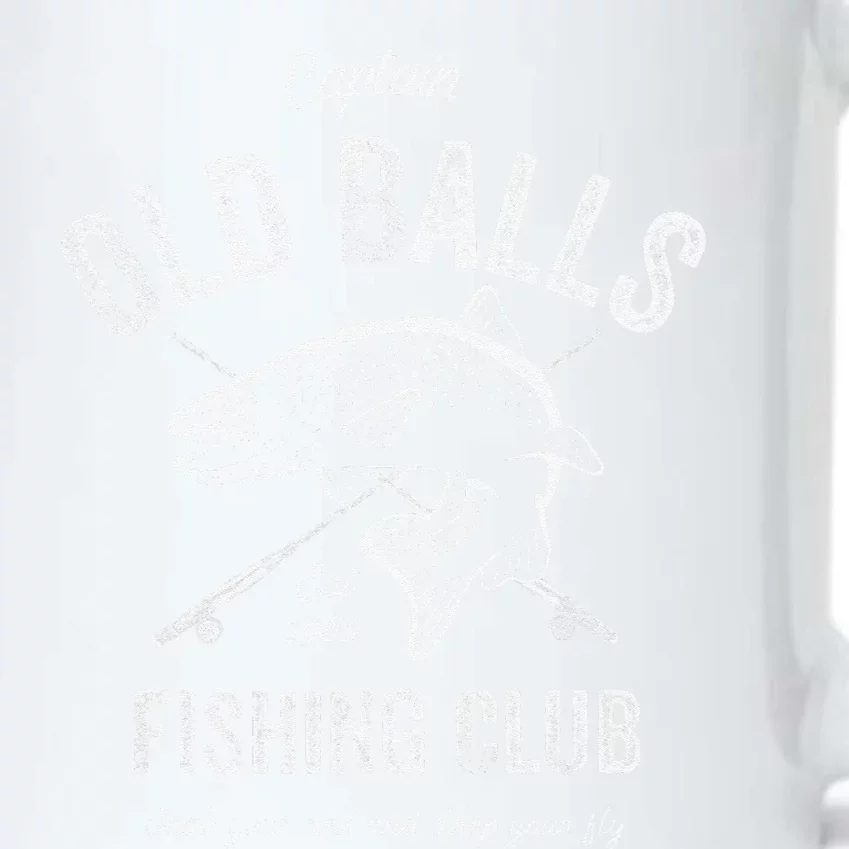 Cute Funny Fishing Birthday Old Balls Fors 60th Birthday Black Color Changing Mug