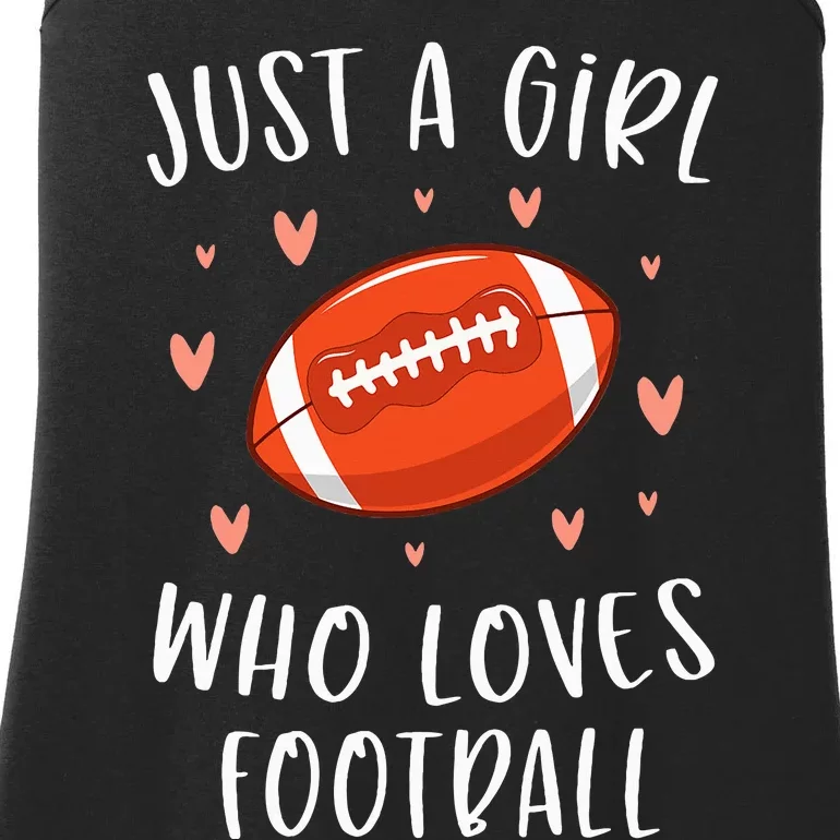 Cute Football For Just A Who Loves Football Ladies Essential Tank