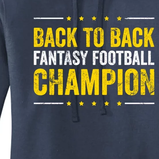 Consecutive Fantasy Football Winner Champ Champion Gift Women's Pullover Hoodie