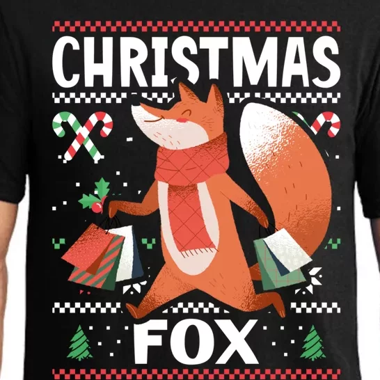 Christmas Fox For Xmas Gift Pajama Set