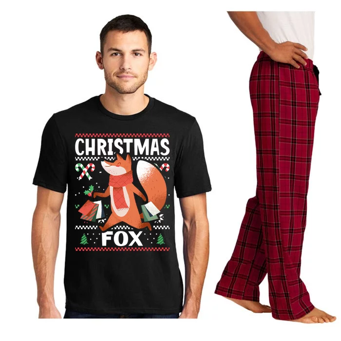 Christmas Fox For Xmas Gift Pajama Set