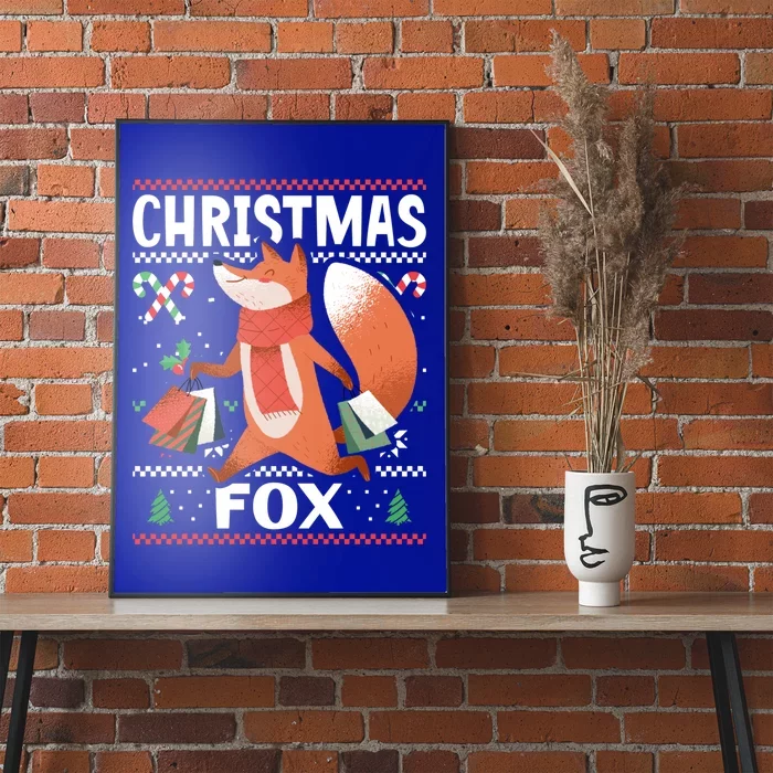 Christmas Fox For Xmas Gift Poster