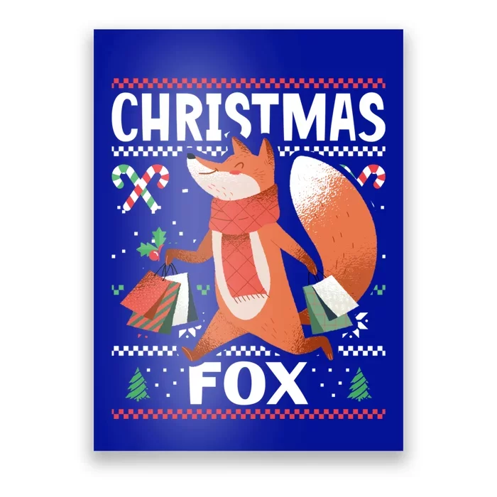 Christmas Fox For Xmas Gift Poster