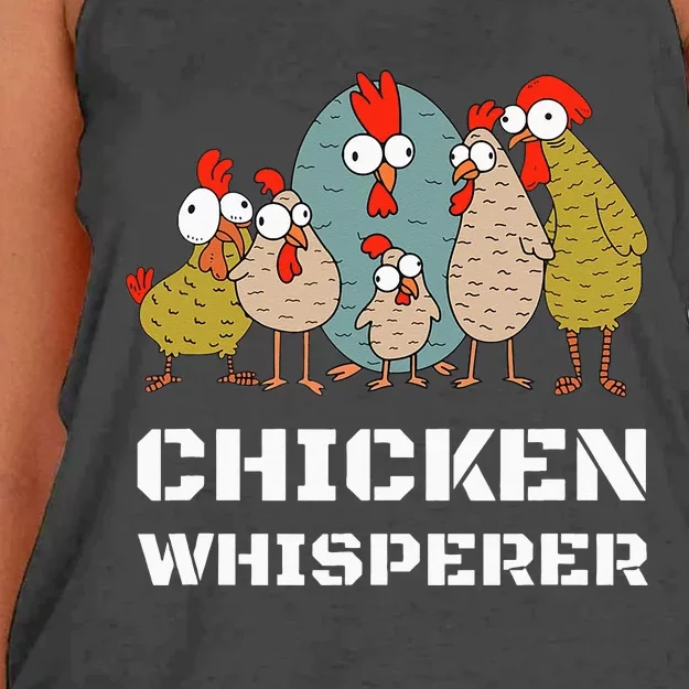 Chickens For Farmers Chicken Keepers & Chicken Whisperer Women's Knotted Racerback Tank