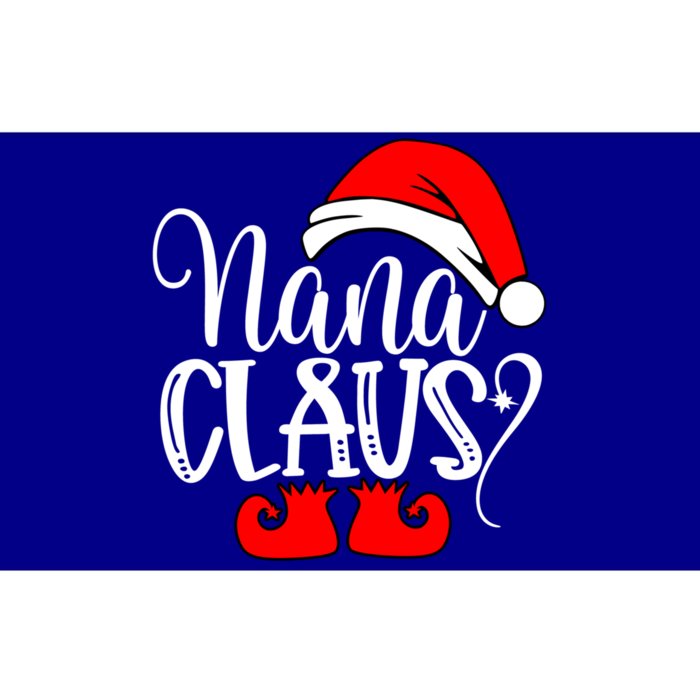 Christmas Family Funny Gift Funny Nanna Santa Nana Claus Gift Bumper Sticker