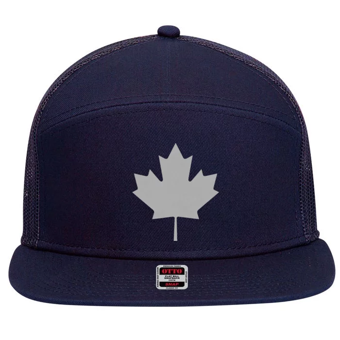 Canada Flag For You And Gift 7 Panel Mesh Trucker Snapback Hat