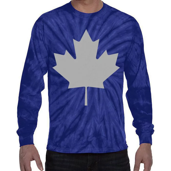 Canada Flag For You And Gift Tie-Dye Long Sleeve Shirt