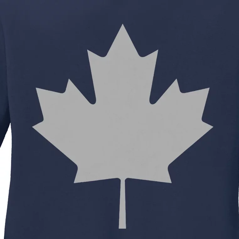 Canada Flag For You And Gift Ladies Long Sleeve Shirt