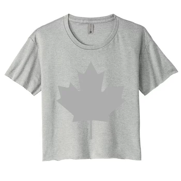 Canada Flag For You And Gift Women's Crop Top Tee