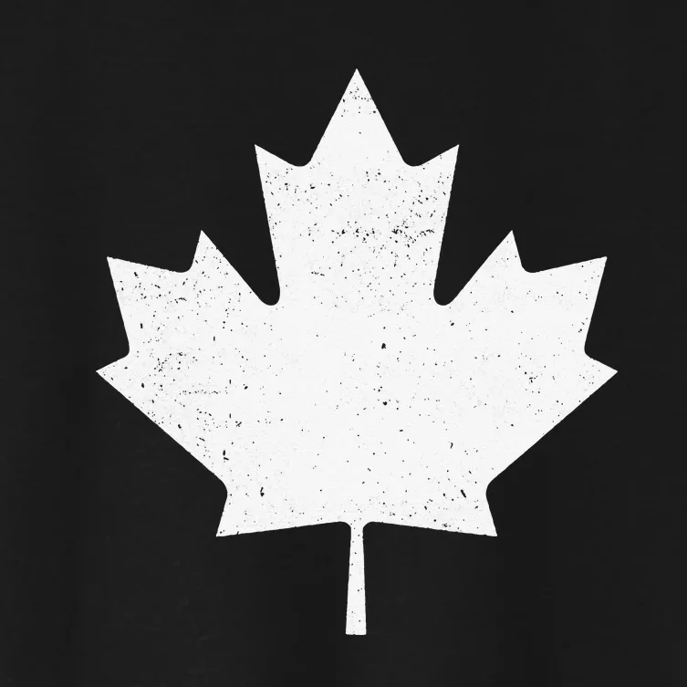 Canada Flag funny festival Women's Crop Top Tee