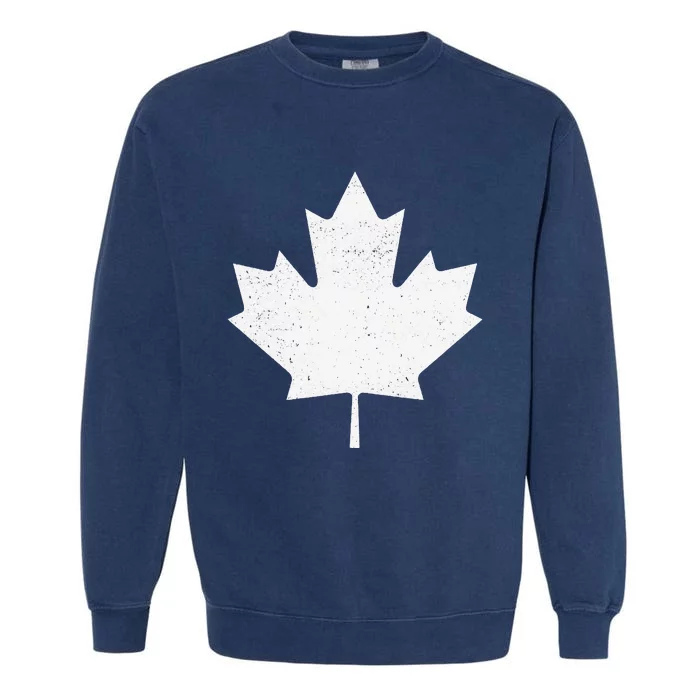 Canada Flag funny festival Garment-Dyed Sweatshirt