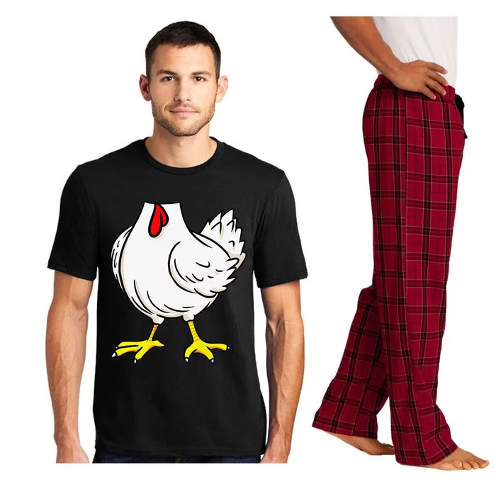 Chicken Funny Farm Animal Farming Halloween Costume Pajama Set