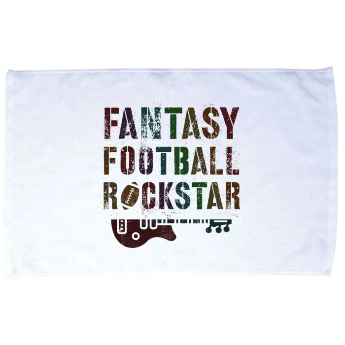 Cute Fantasy Football Rockstar King Rockstar Newbie King Microfiber Hand Towel