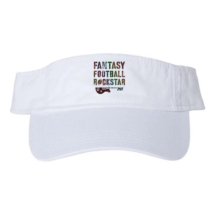 Cute Fantasy Football Rockstar King Rockstar Newbie King Valucap Bio-Washed Visor