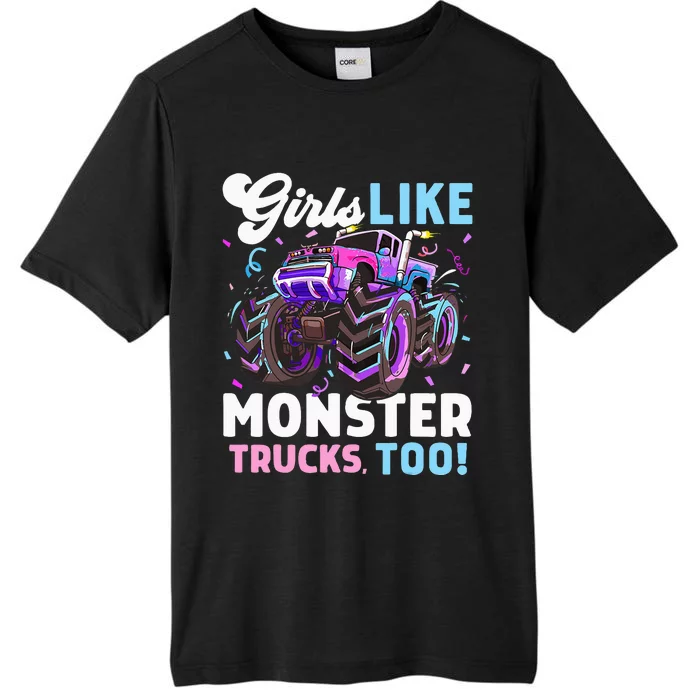 Cute Monster Truck Like Monster Trucks Too ChromaSoft Performance T-Shirt