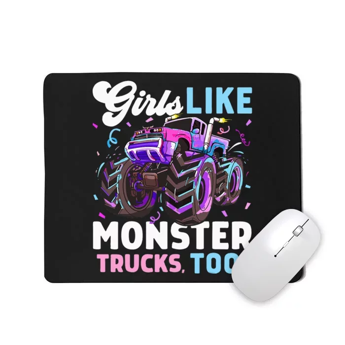 Cute Monster Truck Like Monster Trucks Too Mousepad