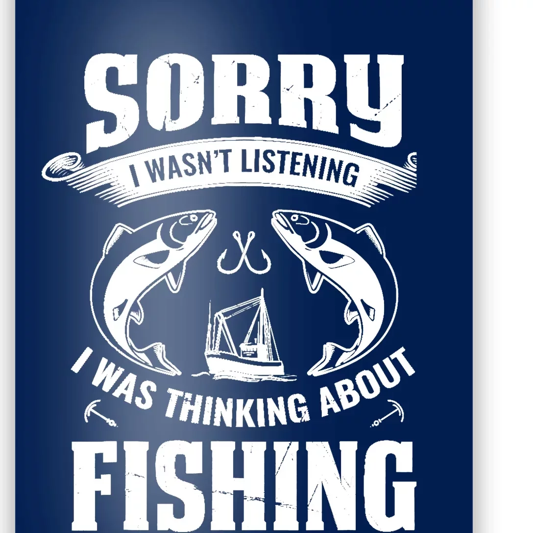 Cool Fishing For  Wo Fisherman Bass Trout Fish Hunting Poster