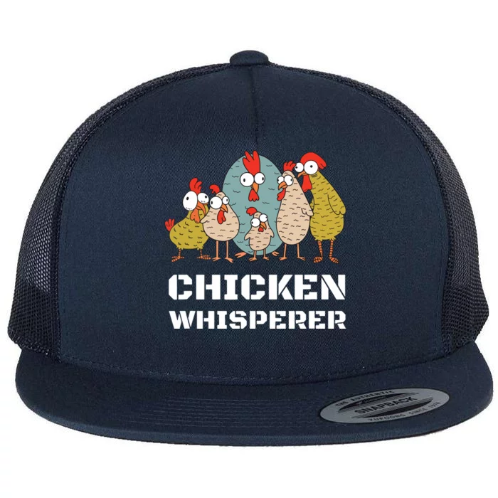 Chickens For Farmers Chicken Keepers Chicken Whisperer Flat Bill Trucker Hat