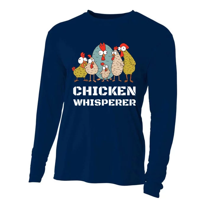 Chickens For Farmers Chicken Keepers Chicken Whisperer Cooling Performance Long Sleeve Crew