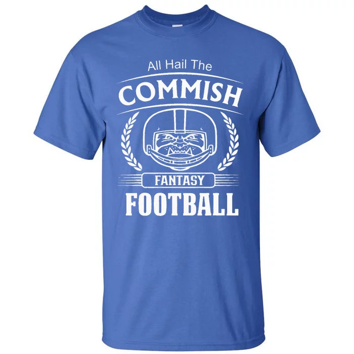 Commissioner Fantasy Football Funny Commish Tall T-Shirt