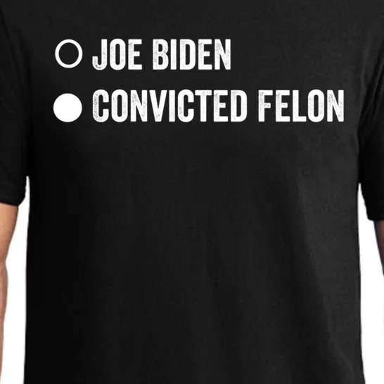 Convicted Felon Funny Pro Trump 2024 Gift Pajama Set