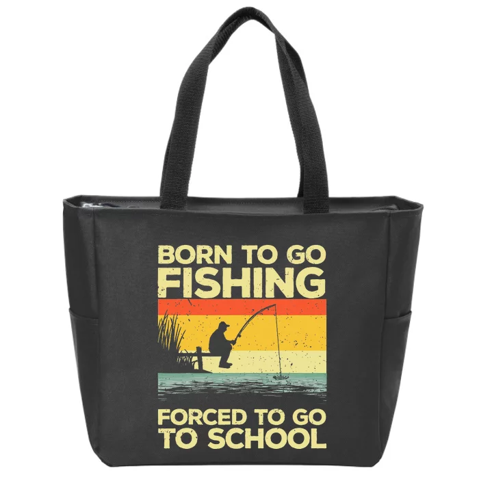 Cool Fishing For Bass Fishing Fisherman Fish Zip Tote Bag