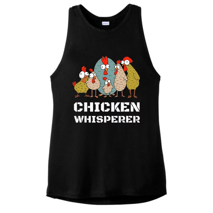 Chickens For Farmers Chicken Keepers & Chicken Whisperer Ladies Tri-Blend Wicking Tank