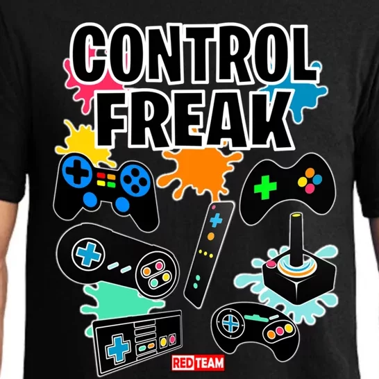 Control Freak Funny Gift Video Game Gamer Fun Gift Pajama Set