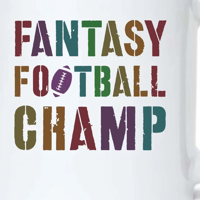 Cute Fantasy Football Champ Legend Husband Dad King Drafting Black Color Changing Mug