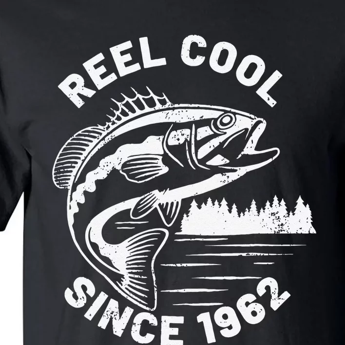 Cute Funny Fishing Pun Reel Cool Since 1962 Birthday Tall T-Shirt