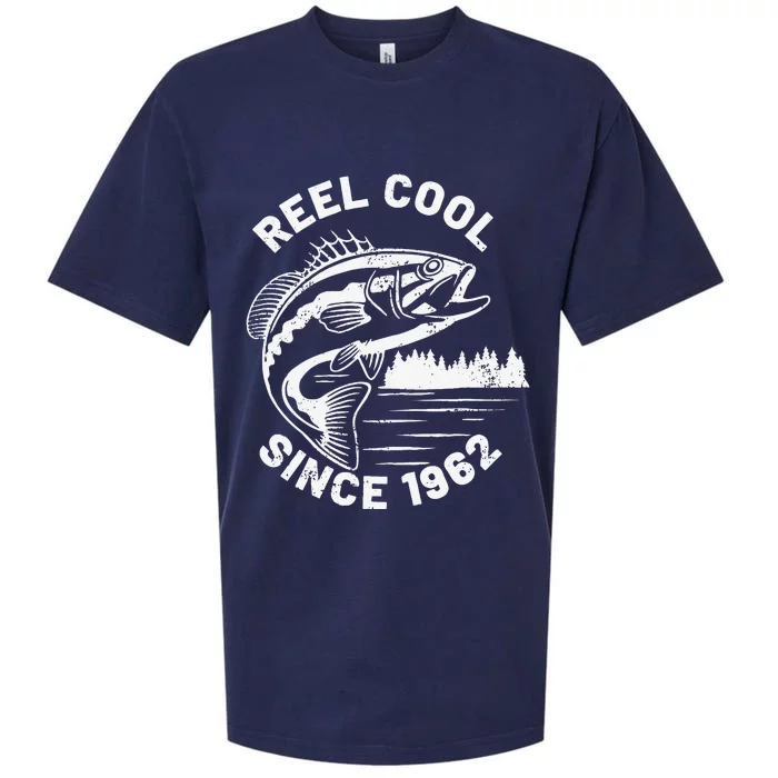 Cute Funny Fishing Pun Reel Cool Since 1962 Birthday Sueded Cloud Jersey T-Shirt