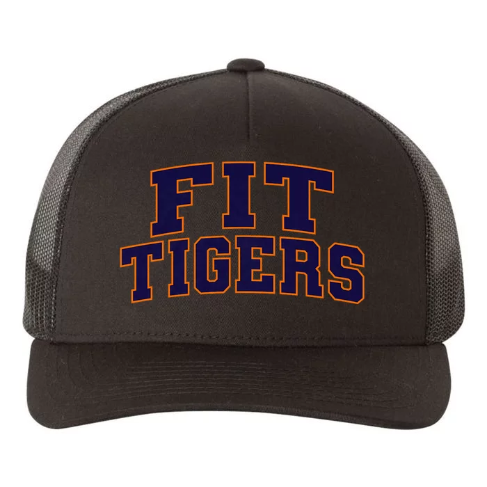 College Fever Fashion Institute Of Technology Tigers Arch01 Yupoong Adult 5-Panel Trucker Hat