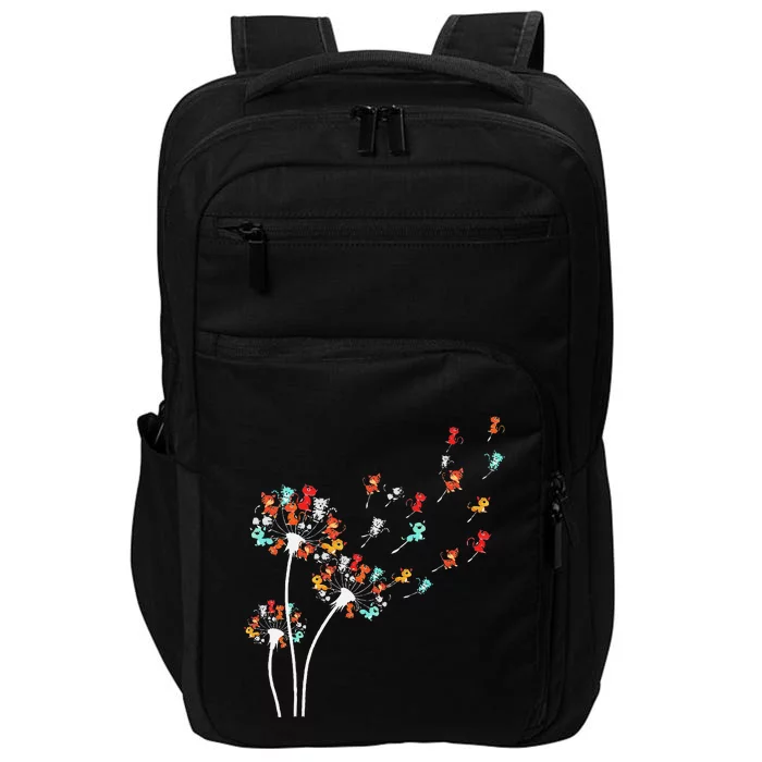 Cats Flower Fly Dandelion Impact Tech Backpack