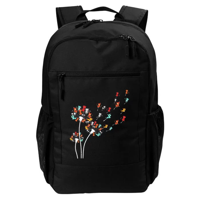 Cats Flower Fly Dandelion Daily Commute Backpack