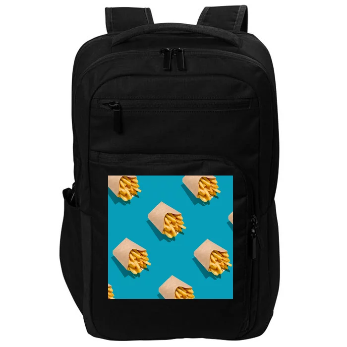 Cute Funny French Fry Fries Pastern Impact Tech Backpack