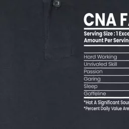 CNA Facts Funny Certified Nurse Assistant CNA Softstyle Adult Sport Polo