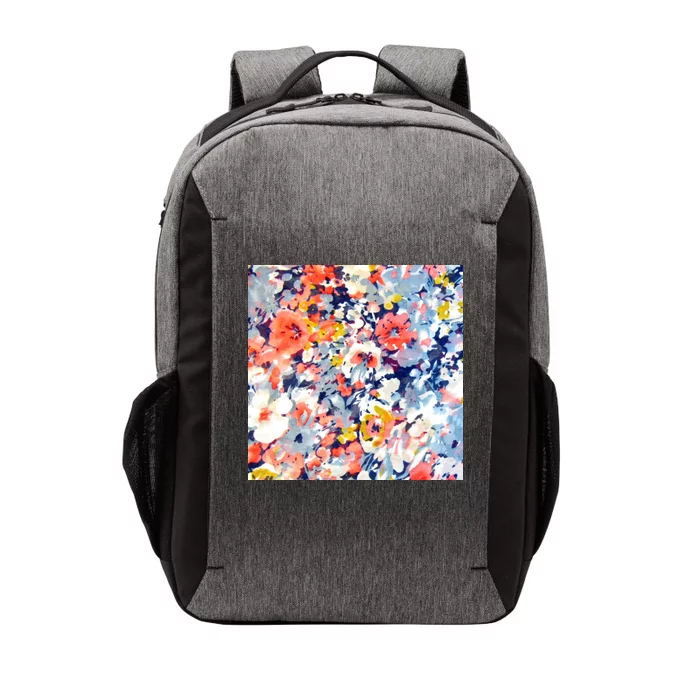 Colorful Flower Fabric Floral Pattern Vector Backpack