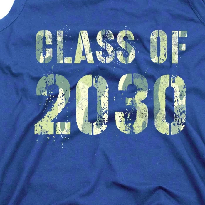 Camo Future Graduation Class Of 2030 6Th Grade Summer Camp Meaningful Gift Tank Top