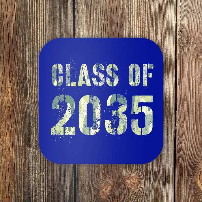 Camo Future Graduation Class Of 2035 Kindergarten Team First Cute Gift Coaster