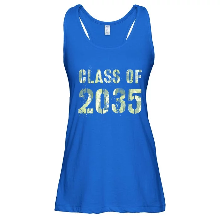 Camo Future Graduation Class Of 2035 Kindergarten Team First Cute Gift Ladies Essential Flowy Tank