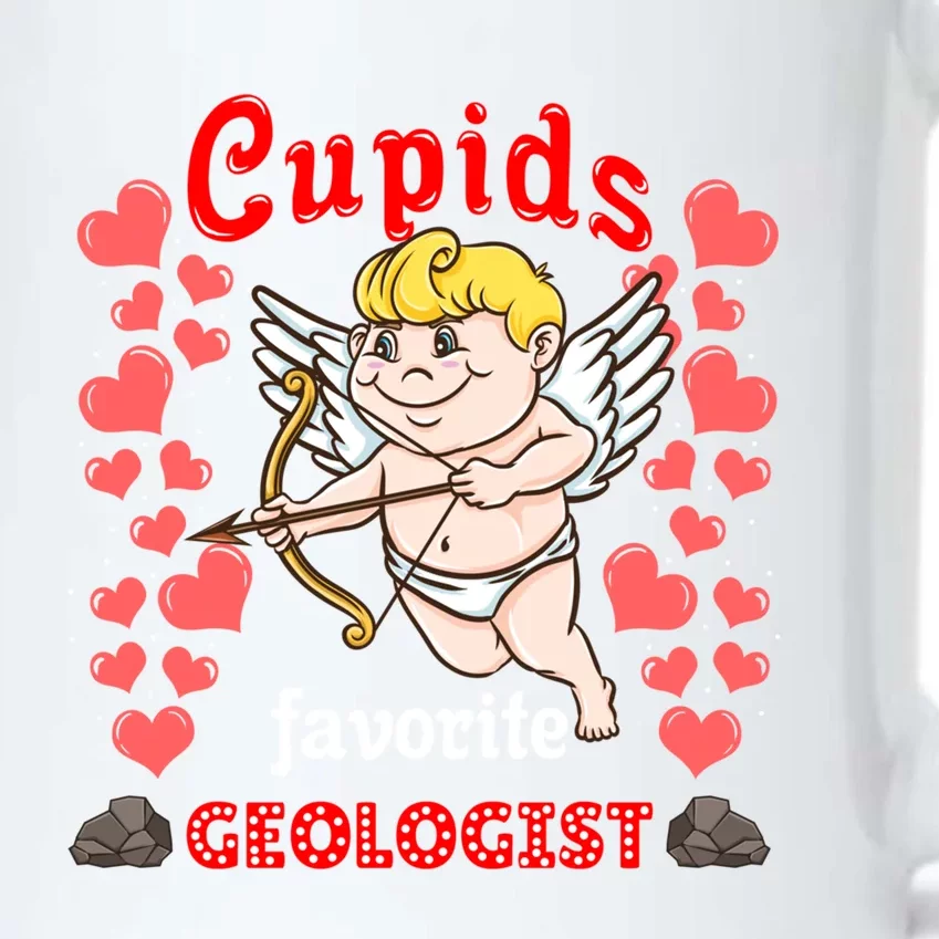 Cupids Favorite Geologist Valentines Day Gift Black Color Changing Mug