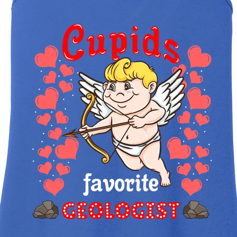 Cupids Favorite Geologist Valentines Day Gift Ladies Essential Tank