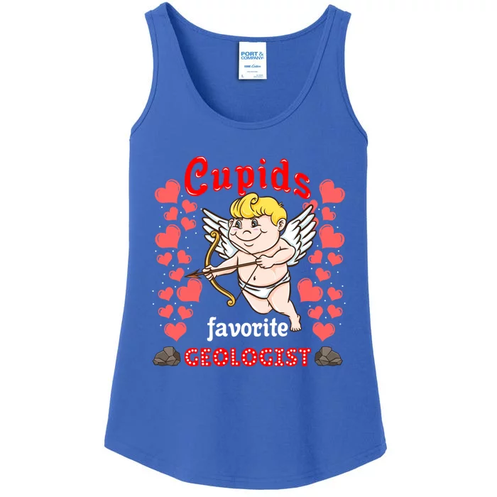 Cupids Favorite Geologist Valentines Day Gift Ladies Essential Tank